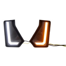 LED Daytime Running Lights for Tacoma 2024-2026 White DRL Sequential Turn Signal Lights Front Bumper Fog Lights