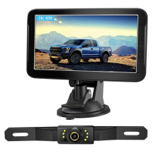 Sistema di Assistenza Alla Retromarcia per Auto 2K con Telecamera di Retromarcia Grandangolare da 150, Monitor da Tavolo per Auto, Qualità