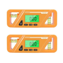 2pcs Digital Protractor Inclinometer Level Inclinometer Measuring Inclinometer 90 Degree Digital Inclinometer