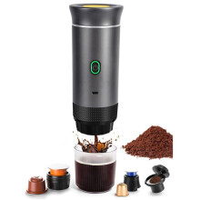 Machine à Café Portable, Machine à Expresso Électrique, Machine à Capsules, Compatible pour le Camping, la Voiture, les Voyages