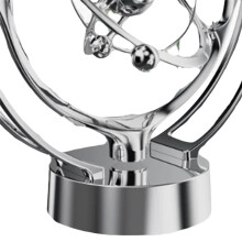 Earth Motion Desktop Model Roterande Magnetisk Wiggler Planetarium Spårornament Usb-Dekorationer