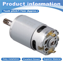 Moteur 8 Dents DC21V -550VD H3 pour Perceuse Électrique 50027484 WU390 WX390 WX390.1, Moteur à Engrenages Métalliques, Pièces Détachées.