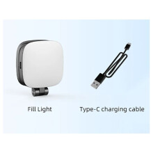 Magnetic Fill Light for Live Broadcast, Mobile Phone Ring Light, Mirror,Beauty Selfie Light,Compact Portable Light Black