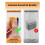 Denibbing File with Handheld Device, Double-Sided Grinding  Tools Car Paint Remover Tool with Replacement File 4