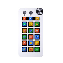 Für StreamDeck Visual Keyboards LCD-Taste 15 Tasten Live Content Creation Controller Customs Button für Win 634A A