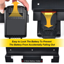 1PCS Battery Wall Mount Holder for 118V 20V 60V Battery Wall Mount Organizer Garage Storage Battery Rack Holder