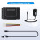 USB to /IDE Adapter  USB Hard Drive Cable Adapter for 2.5inch and 3.5inch  Solid State Disk US Plug 3