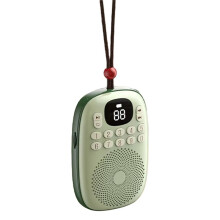 Pocket FM Radio LED Display Digital Radios Receiver Rechargeable 5.4 Speaker TF Card MP3 Music Box Player C