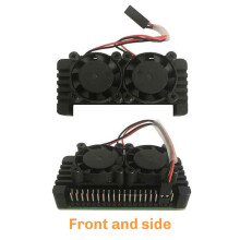 Dual Fan Aluminum Heatsink Case for Raspberry Pi Zero 2W Enhanced Cooling Durable Protection for PI0 2W Models