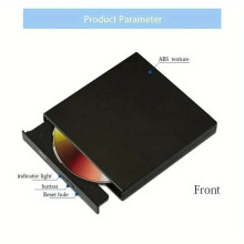 USB Externe CD DVD-Drive, USB 2.0 Slanke Beschermbare Externe Drive DVD-ROM-Brander voor Laptops, Pc'S en Desktopcomputers