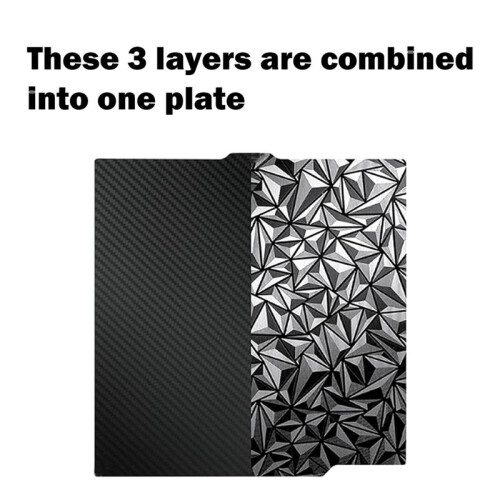 Build Plate PET PEO for  Centauri 260x271mm,3D Printer Double Sided Textured and Smooth Platform Surface Sheet Bed