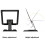Universal Portable Tablet Holder for  Holder Tablet Stand Mount Adjustable Desk Support Flexible Tablet Stand Silver 1