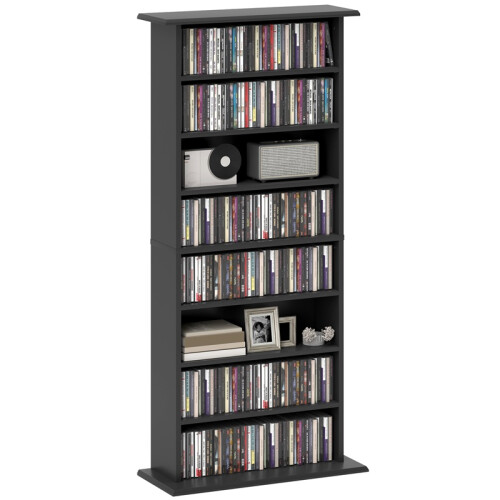 360 CD Storage Unit - Black