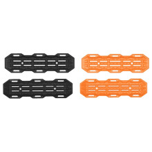 4Pcs Sand Ladder Recovery Ramps Board for 1:10 RC Crawler Axial SCX10 CC01 -4 D90 MST CFX,Black & Orange