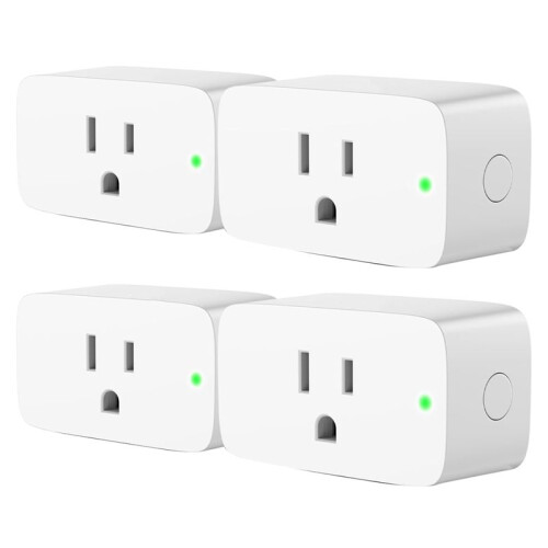 Plug, Work with Siri, Alexa, , SmartThings, Home Automation, APP Remote Control,Schedule,4 Pack US Plug 1