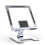 Universal Portable Tablet Holder for  Holder Tablet Stand Mount Adjustable Desk Support Flexible Tablet Stand Silver 2