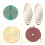 10cm/3.94inch Polarization  Disk MWO Optical Disk Multi-Wave Oscillator Antenna Ornaments 6