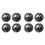 Updated Self Adhesive Caster Wheels 8 Pack, 201 Stainless Steel Stick  Wheels 1