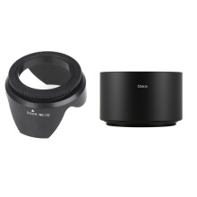 2 Pcs Lens Hood: 1 Pcs -SN HOOD 62mm Screw Mount & 1 Pcs Screw-In Mount 52mm Metal Tele Lens