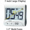 4X Digital Kitchen Timer&Stopwatch,Bold Digits, Simple Operation, Loud Alarm,Magnetic Kickstand 3