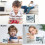 4X Digital Kitchen Timer&Stopwatch,Bold Digits, Simple Operation, Loud Alarm,Magnetic Kickstand 6