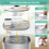 18X Pet Water Fountain Filter Replacement Set Replacement Filter and Sponge for 4L Cat Drinker Pet Drinker Accessories 4