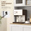 Two-Part Kitchen Storage Cabinet - White 8