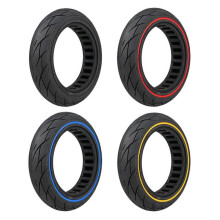 10 Inch Honeycomb Rubber Solid Trye for F40 F30 F20 Electric Scooter 10x2.125 Airless Anti-Skid Tires Black