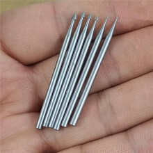 6 Pcs Umbrella Shape Tip Burr - 3/32In Shank Jewelry Tip Drilling Burs for Lapidary