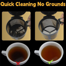 200 Stück Kaffeepapierfilter für PB051, Einweg-Kaffeefilter für -Pads und Gemahlene Kaffeemaschine