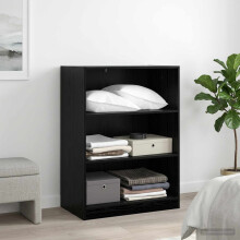 vidaXL Kleiderschrank Schwarz Eichen-Optik 77 x 48 x 102 cm