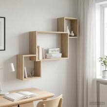 vidaXL Wall Shelf Wall-Mounted Brown 91.5 x 15 x 76 cm Engineered Wood