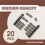 20Pcs 3.7-4.2V Metering Module 1 String Ternary Lithium Battery Power Display  Led Light 5