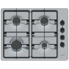 Bosch Series 2 60cm 4 Burner Gas Hob - Stainless Steel PBP6B5K60