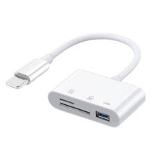 3in1 Card Reader for for Interface to /TF Card Adapter with USB 2.0-A Port Compatible with Digital Camera