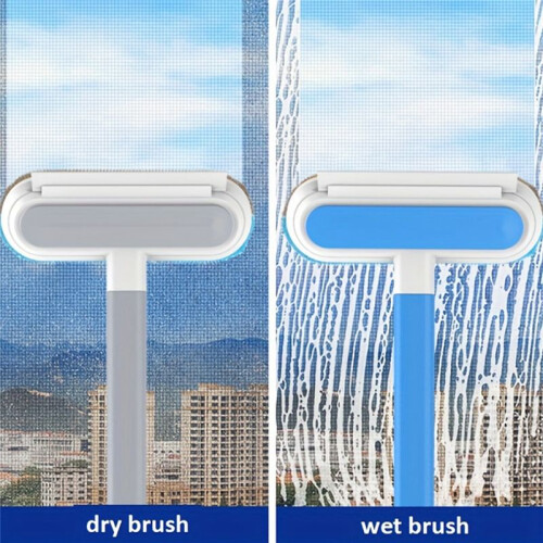 Window Screen Brush Household Cleaning Tool Window Cleaning Tool Household High-Rise Windshield Scraper 2