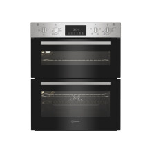 Indesit DUI10DIX Electric Built Under Double Oven - Stainless Steel DUI10DIX