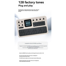 FM-1 Portable FM Synthesizer 6-Operator 32-Algorithm 128 Presets with MIDI Keyboard Built-in Speaker Music Production A