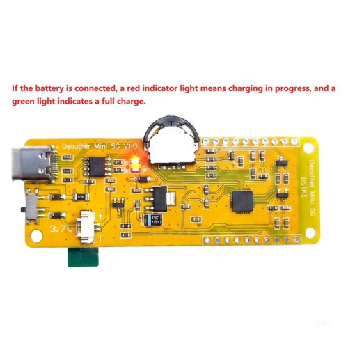 Deauther  5G ESP32C5 WiFi Development Board 1.3-Inch ST7789 IPS Display Screen USB Type-C WiFi ESP32-C5 Dev Board 2