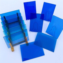 24 Blätter Transparentes Buntglas, 6 X 4 Zoll Glattes Kunstglas für Mosaike, Sonnenfänger & DIY-Handwerk