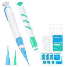 2-in-1 Auto Skin Tag Removal Kit for Small to Large Tags 1-9mm with Cleansing Swabs