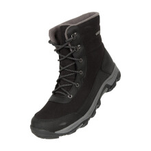 (8 UK, Jet Black) Mountain Warehouse Mens Ohio Fleece Lined Snow Boots