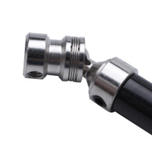 2Pcs Metal Rear Center Drive Shaft CVD Transmission Shaft for 1:12 12428 12423 Black & Titanium