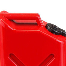 2Pcs Rc Rock Crawler 1:10 Accessories Fuel Tank for Cc01 Axial Scx10 90046 D90 D110 Tf2 - Green & Red
