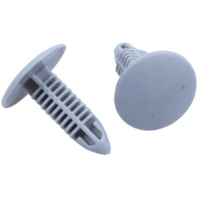 30 Pieces Plastic Fastening Screws Gray Flange Bumpers Clips & 100X Plastic Bumper Fastener Rivet Clips
