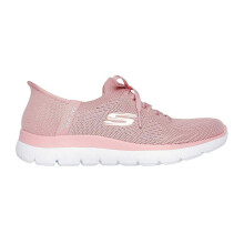 (7 UK, Rose) Skechers Mens Summits - Diamond Dream Slip-In Casual Shoes