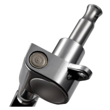 6 Pieces Silver Guitar Tuner with 6 String Acoustic Guitar Nut Saddle Part + 2X String Winder +12X Bridge Pins Kit