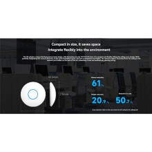 I26 AX1500 WiFi 6 Wireless AP 2.4G/5G Dual-Band Gigabit Ceiling AP 1500Mbps PoE Power Supply for Corporate Hotel