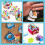 Fuse Beads Pegboards, Large Plastic Bead Pegboard, Square Peg Fuse Melty Beads Boards Kit for DIY  Beads 6