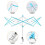 Yarn Thread Fiber String Wool Winder Holder Umbrella Knitting Operated Swift  for Patchwork Sewing DIYAccessories,B 6